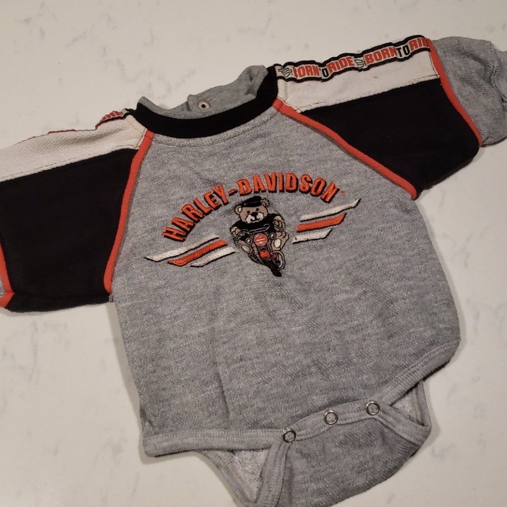 Harley Davidson onesie